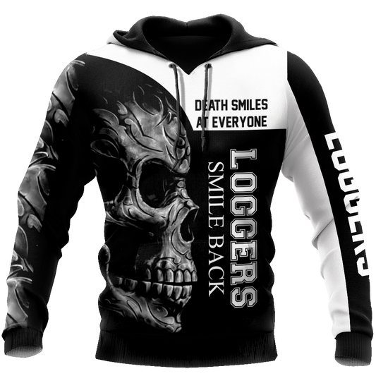 3D Logger Dead Skull Unisex Shirts