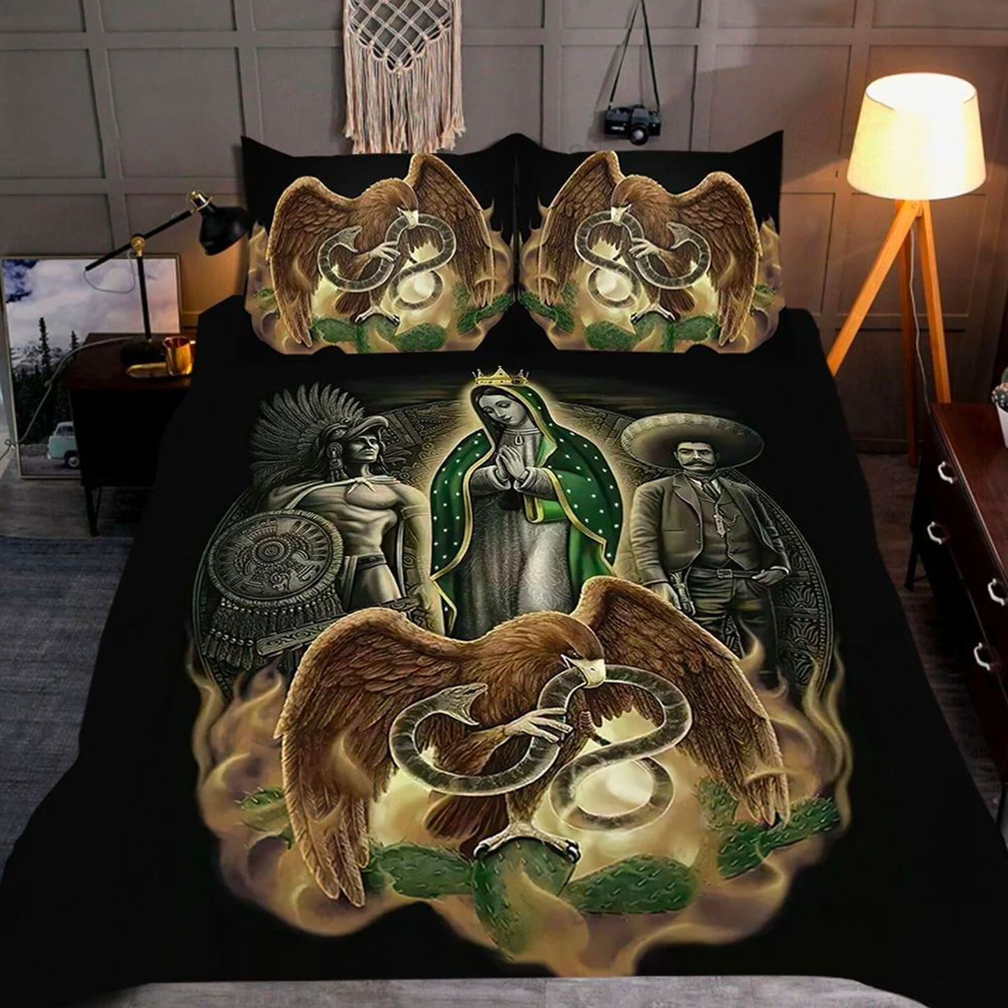 Aztec Mexico 3D Printed Bedding Set DQB08102102