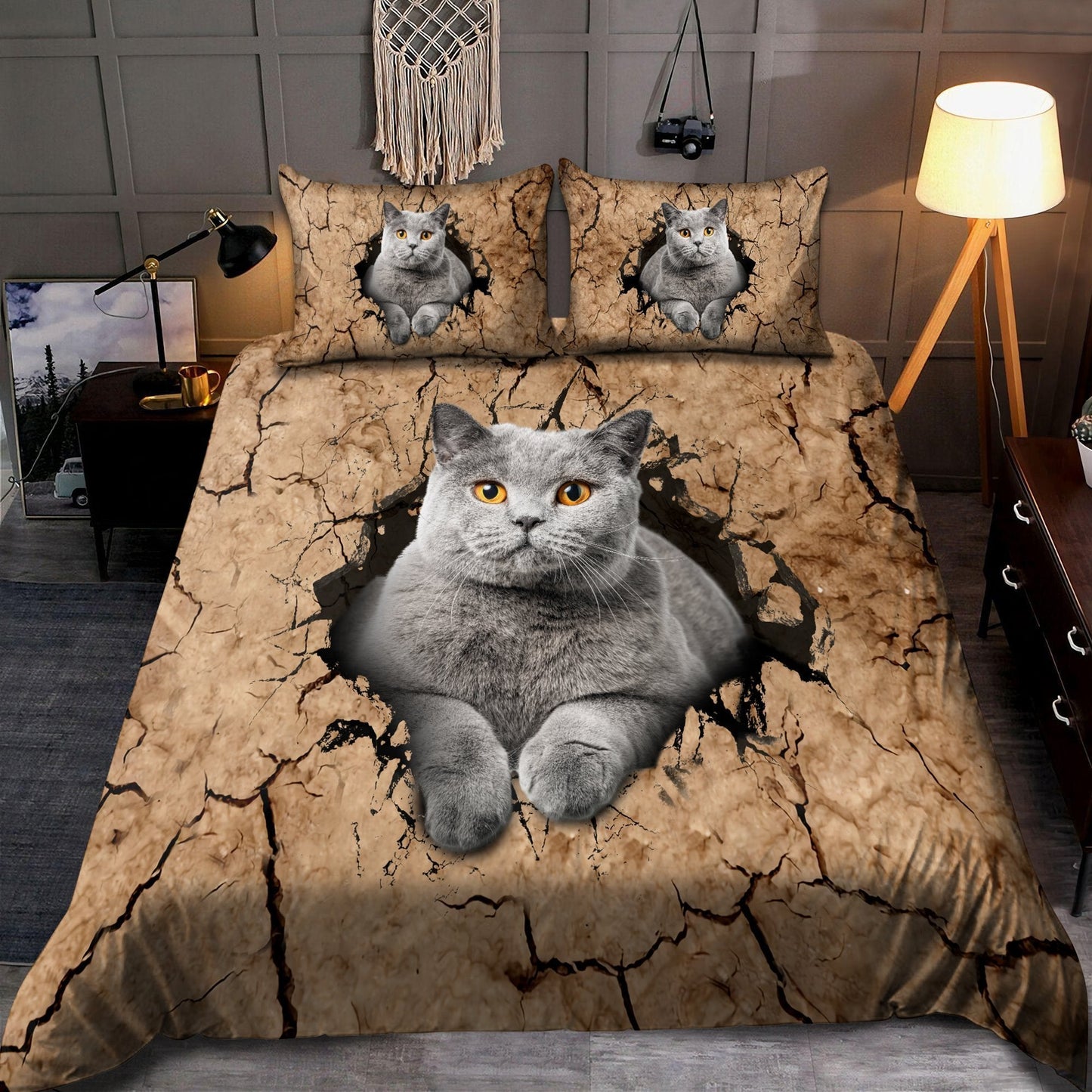 American Short Hair Cat Bedding Set DQB07242005
