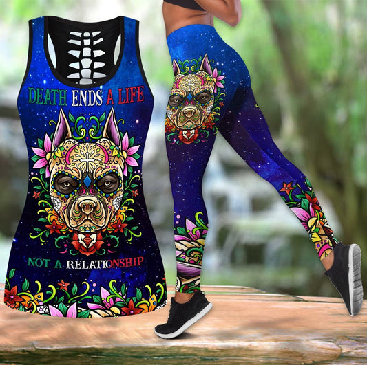 Mexican Sugar Skull Pitbull Combo Outfit DQB08122002