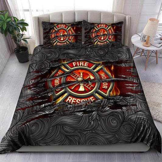 Symbol Firefighter Lover Bedding Set