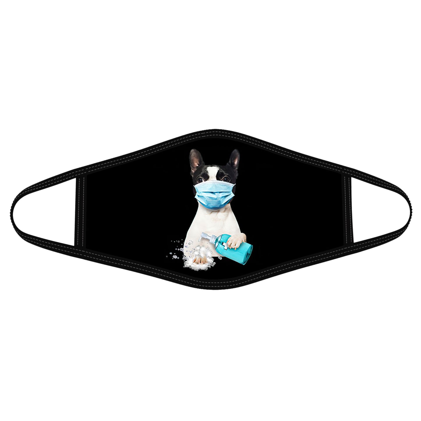 Dog Mask Boston Terrier-Face Mask-Wash Mask - Face Mask CB