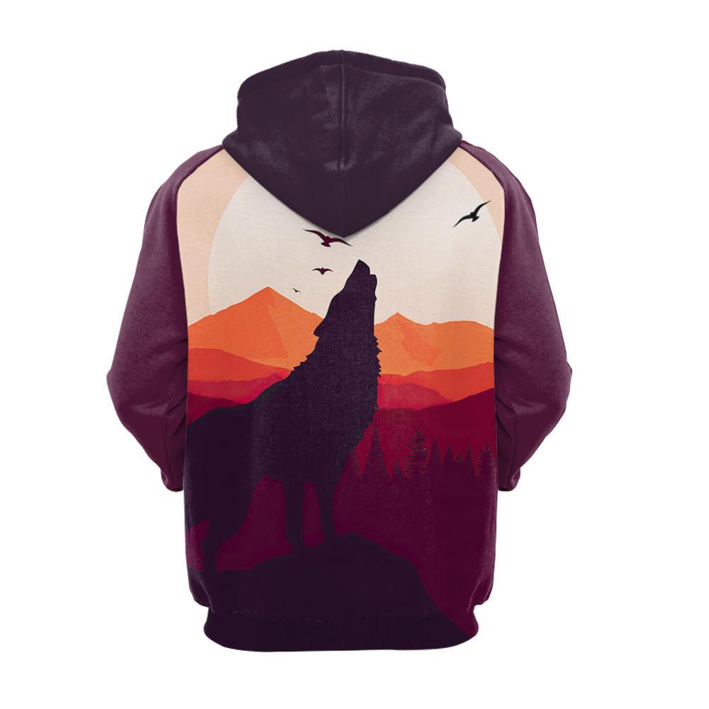 Wolf 3D All Over Printed Unisex Shirt