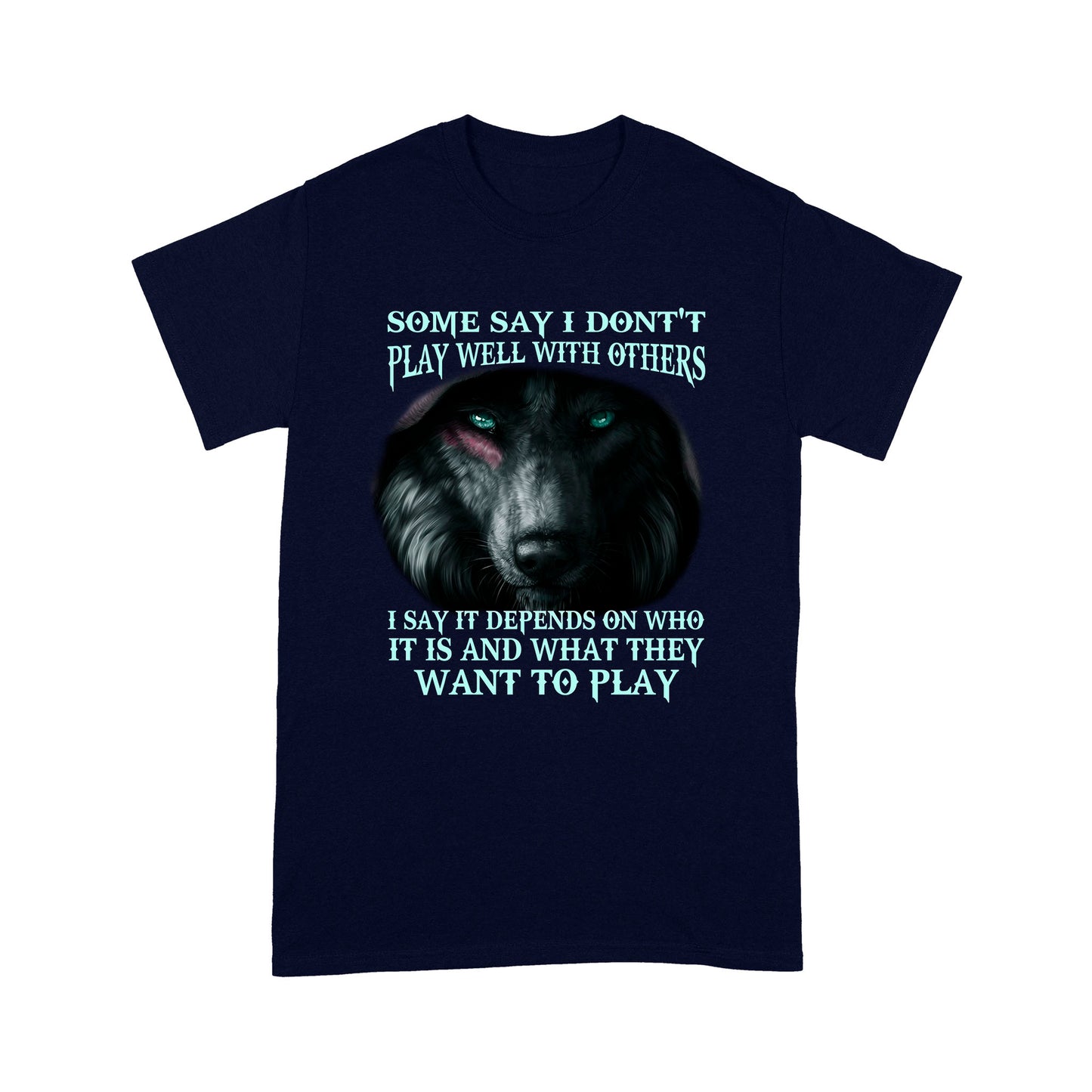 Wolf Want To Play Deluxe T-shirt ML