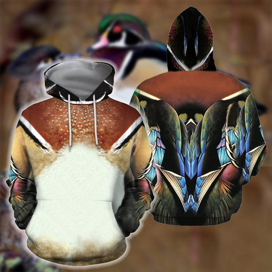 Wood Duck Cover 3D All Over Printed Shirts - Amaze Style™-Apparel