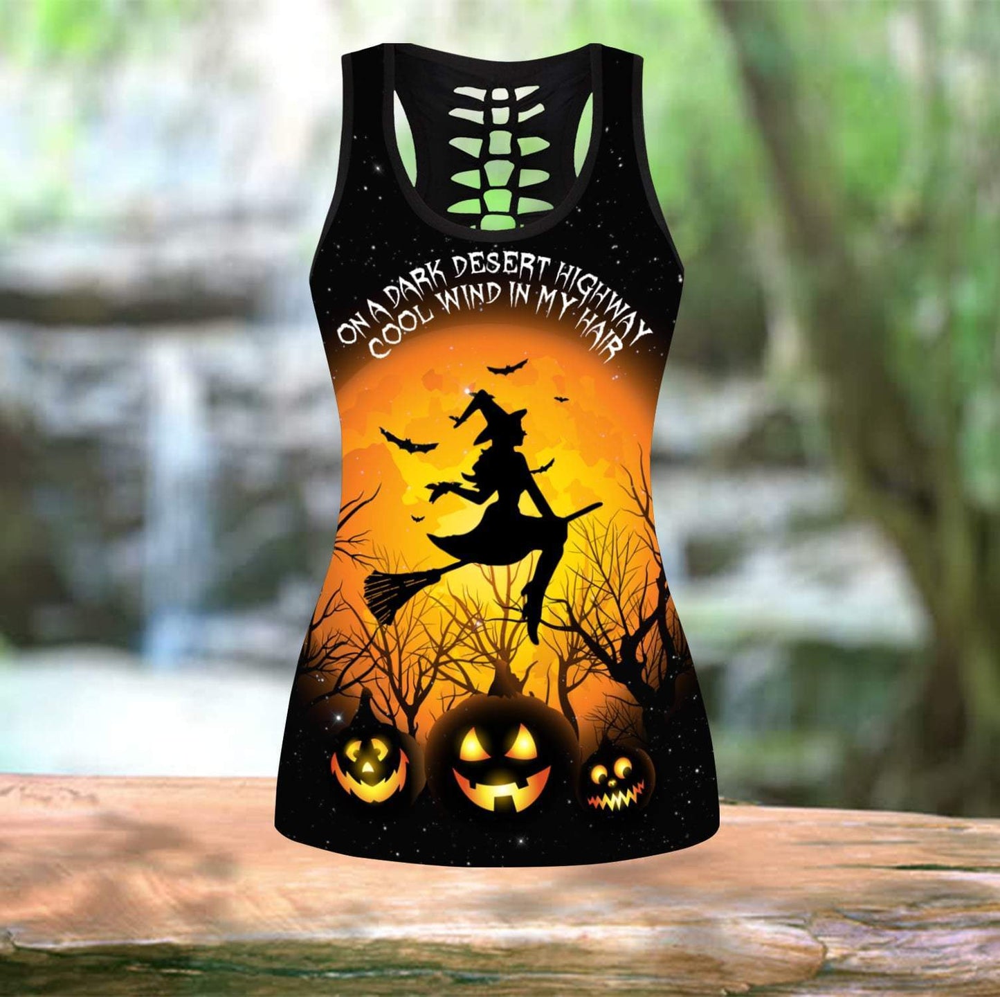 On A Dark Desert Highway Halloween Combo Tank + Legging DQB07282006