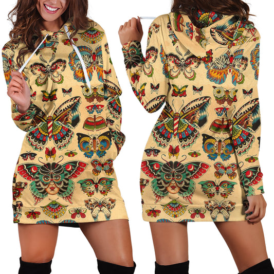 3D All Over Art Butterflies Hoodie Dress Leggings Blanket - Amaze Style™-Apparel