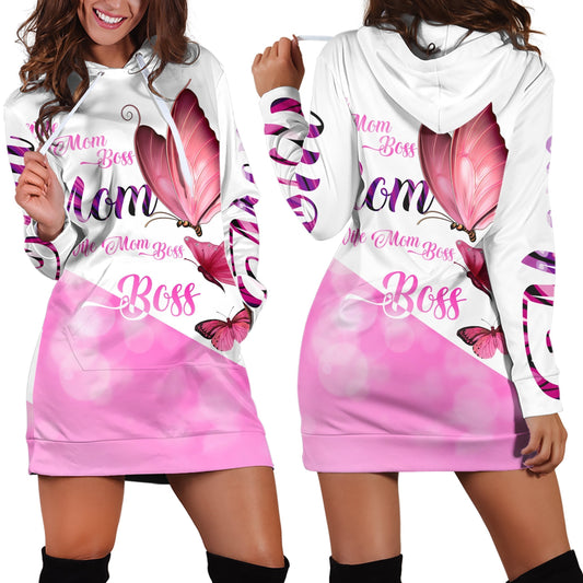 3D All Over Love Mom Butterflies Hoodie Dress Blanket - Amaze Style™-Apparel