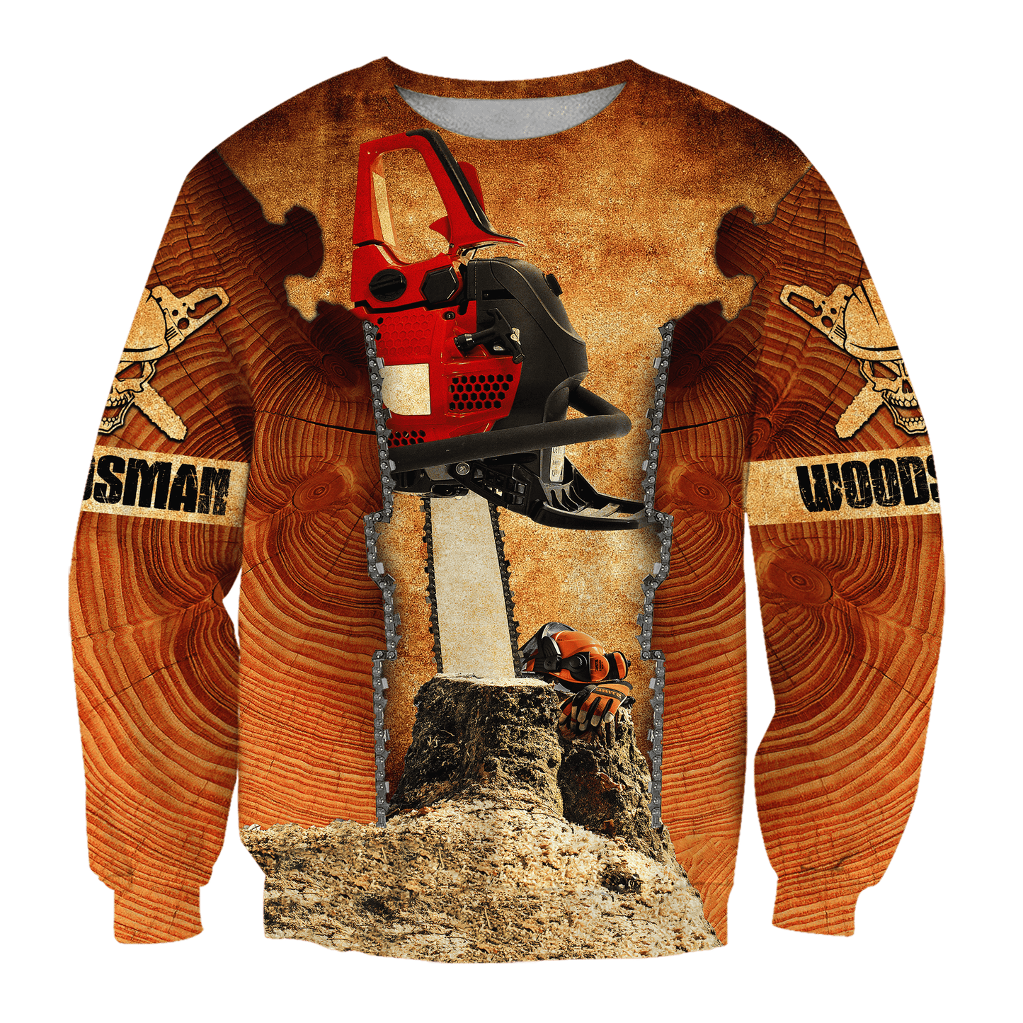 All Over Printed Woodsman Hoodie MEI09152001-MEI