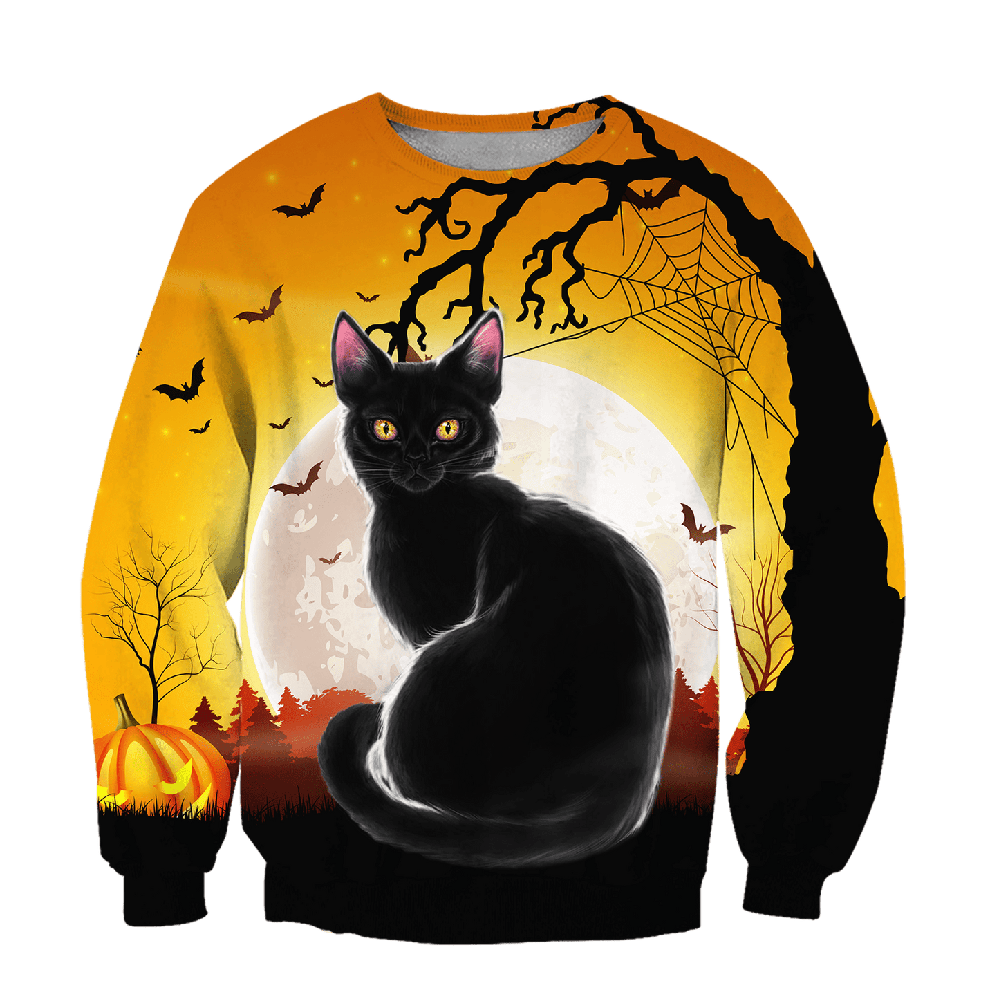 Halloween Black Cat 3D For Men And Woman AM072085-LAM