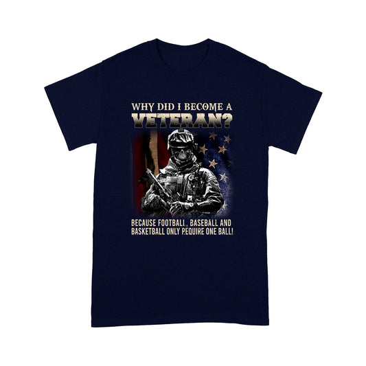 Why Did I Become A Veteran Standard T-shirt TA