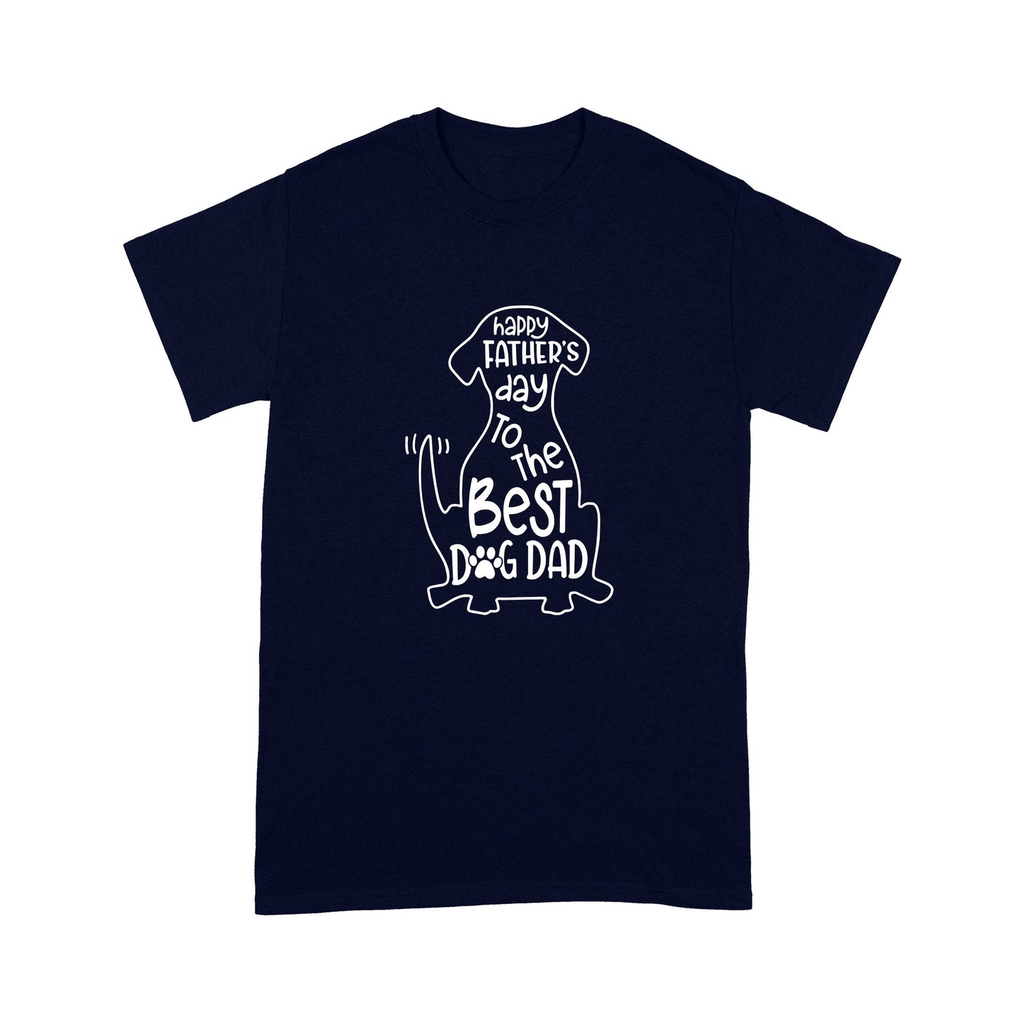 Happy Father's Day To The Best Dog Dad T-Shirt NHT