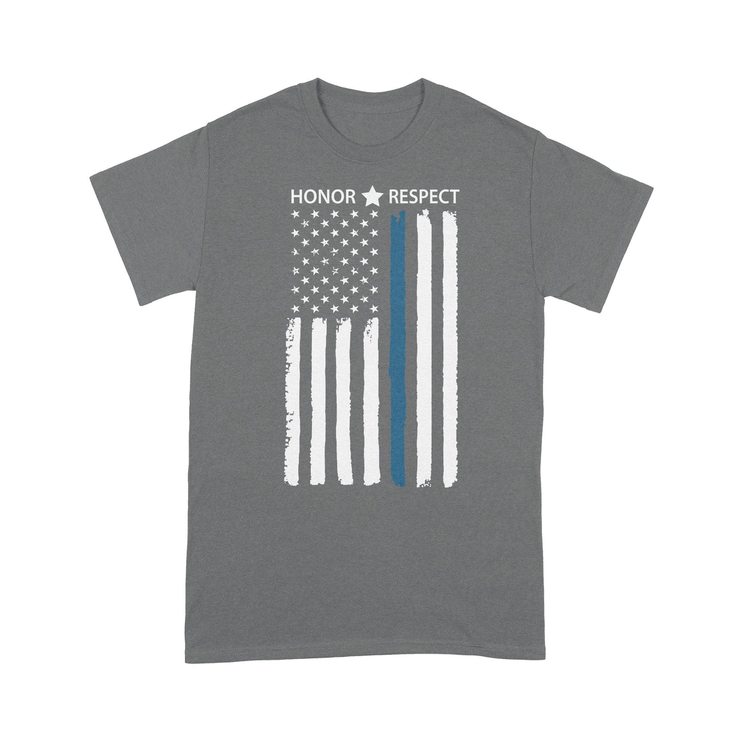 Thin Blue Line Flag Honor Respect Thin Blue Line T-Shirt, Best Gifts For Police Officers
