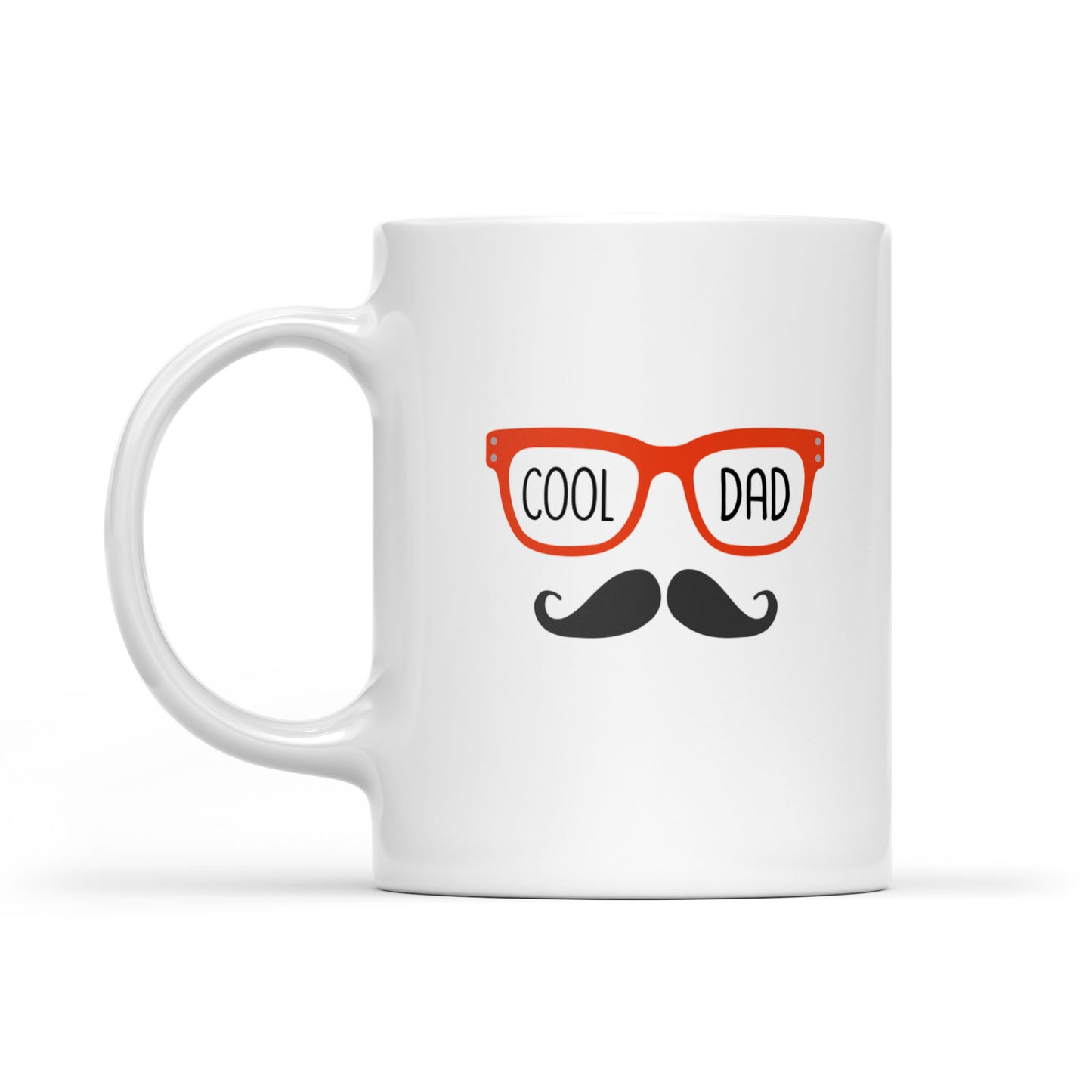 Best Gift For Dad White Mug Super Cool Papa