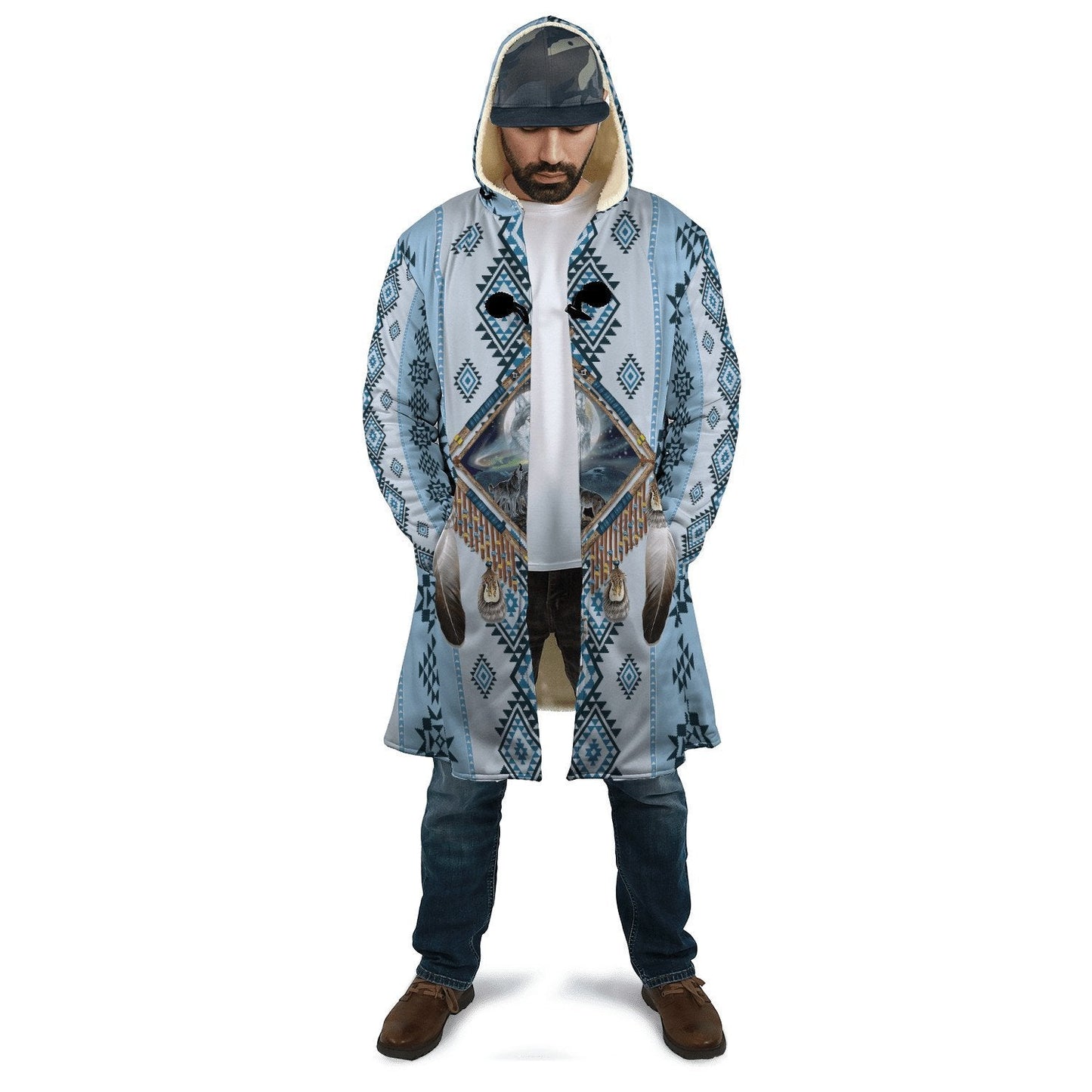 Wolf Native American 3D All Over Printed Unisex Shirts