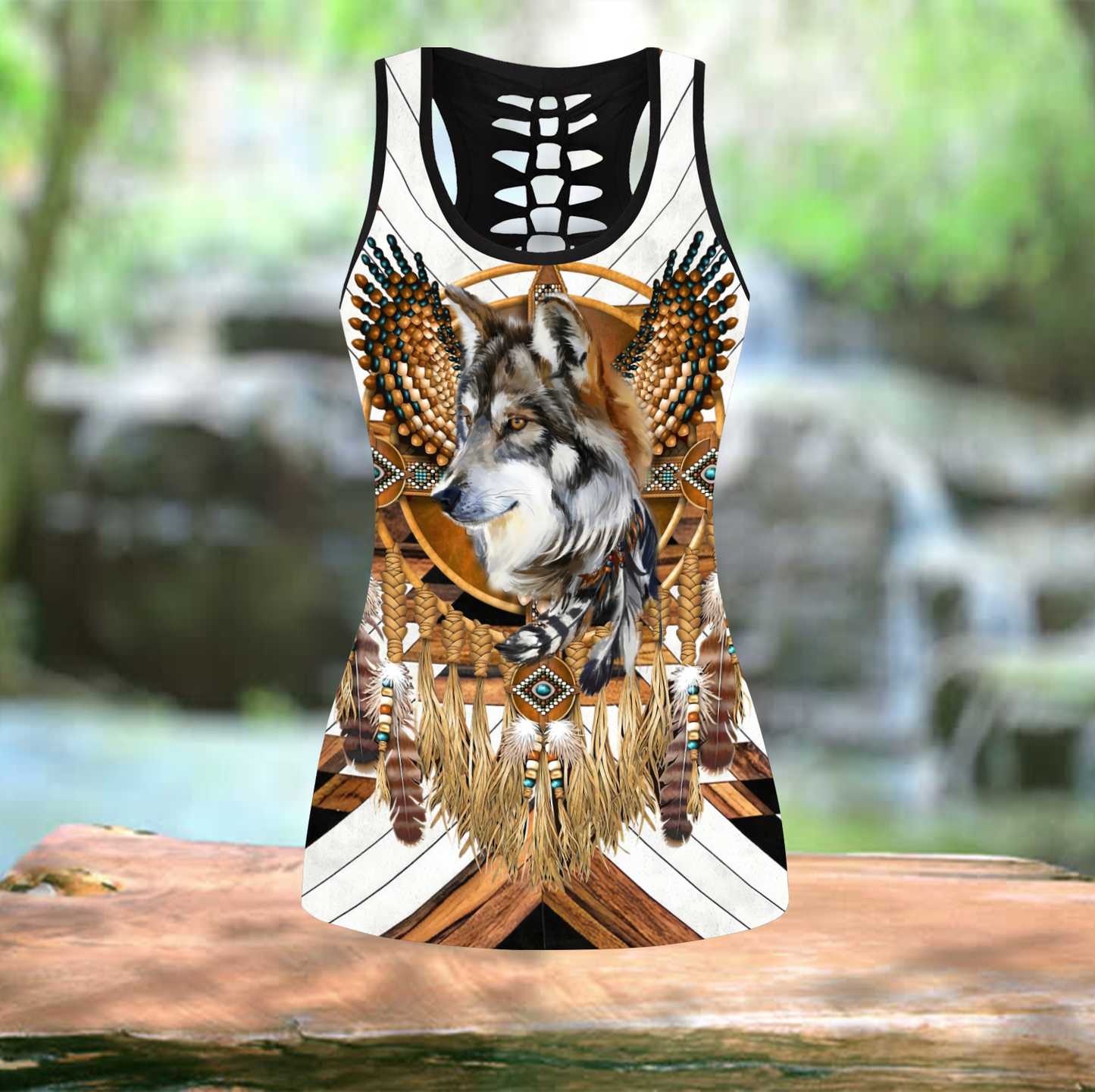 Tattoos legging + hollow tank combo MP05092006S