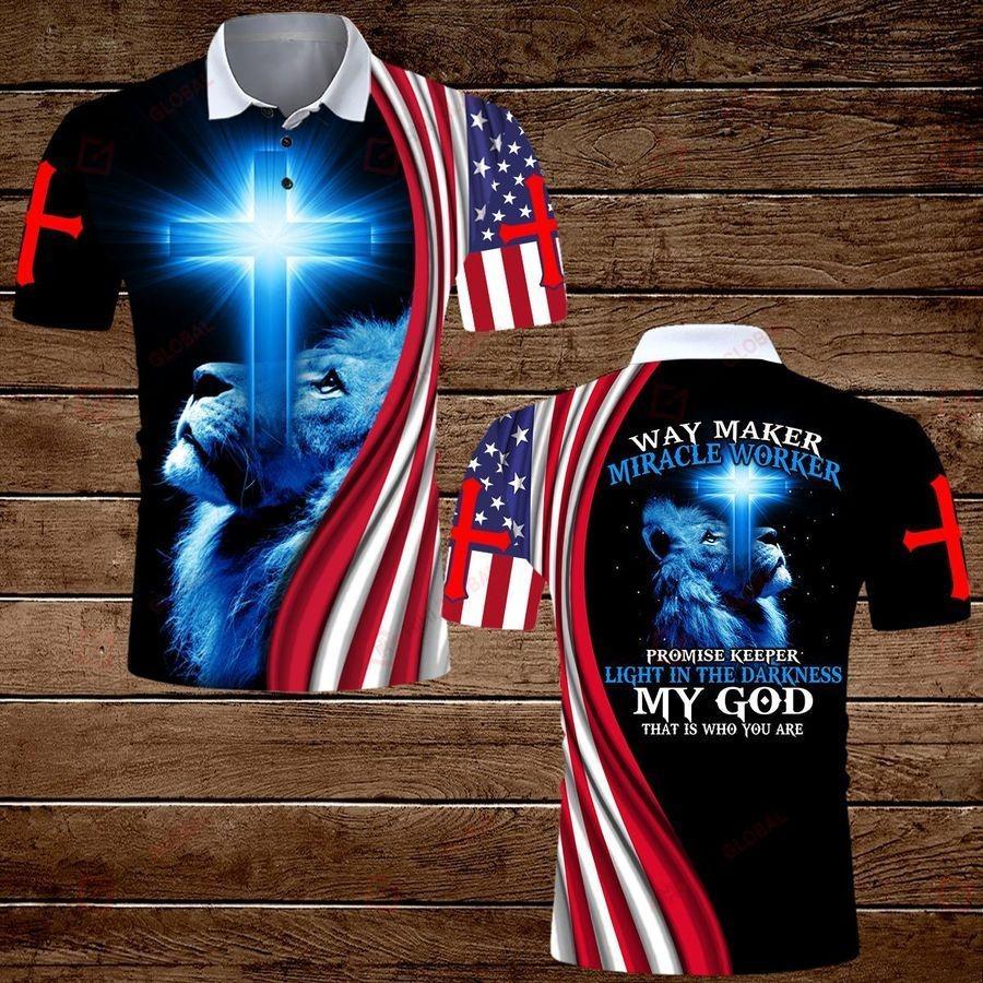 Way Maker Miracle Worker American Flag 3D All Over Printed Shirts For Men and Women TA0729209