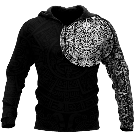 Aztec Mayan Tatoo 3D All Over Printed Hoodie