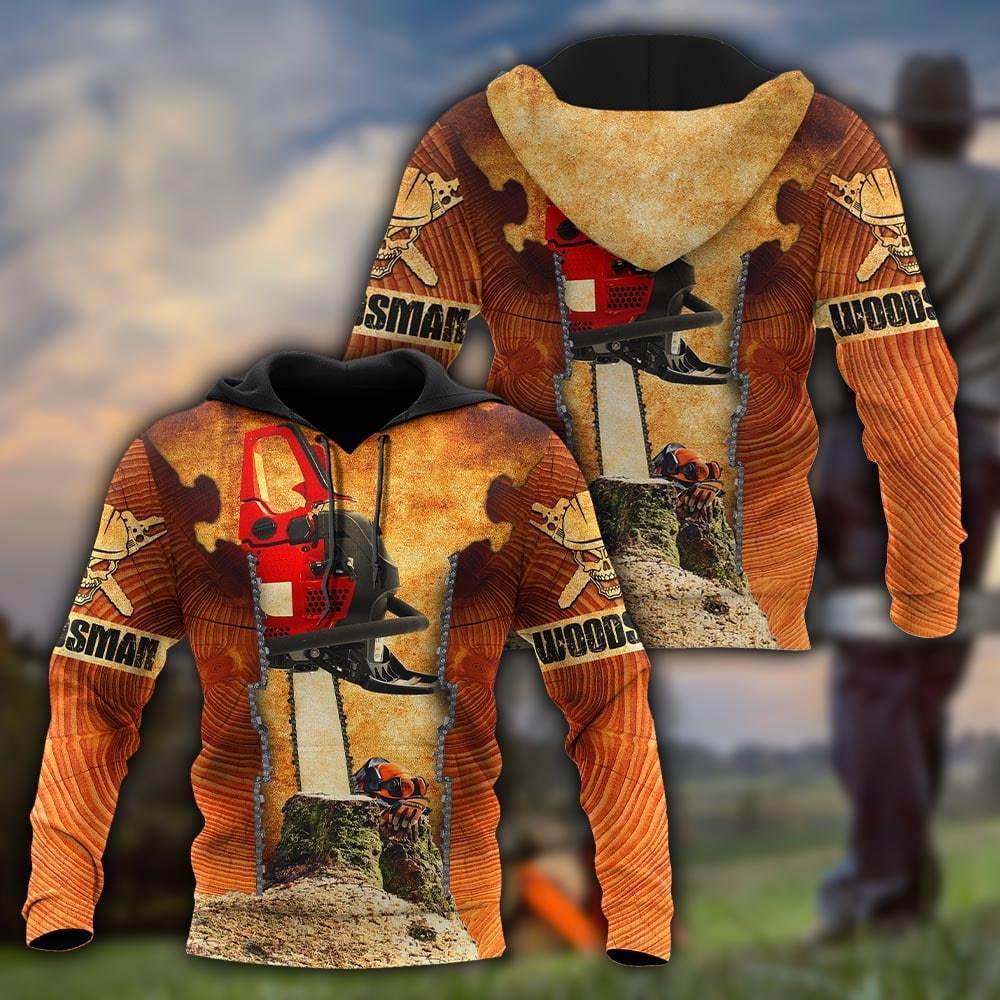 All Over Printed Woodsman Hoodie MEI09152001-MEI