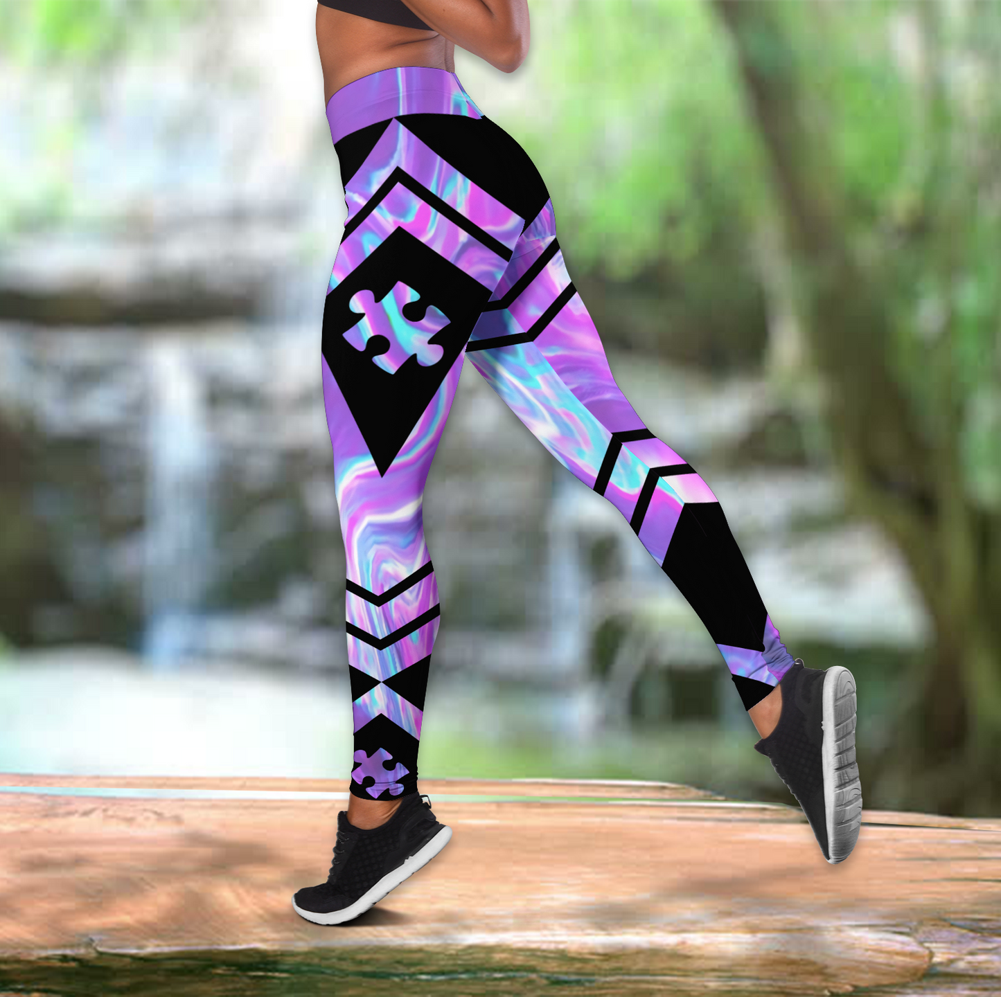 Autism Flag Autism Awearness Combo Tank + Legging QB06192001