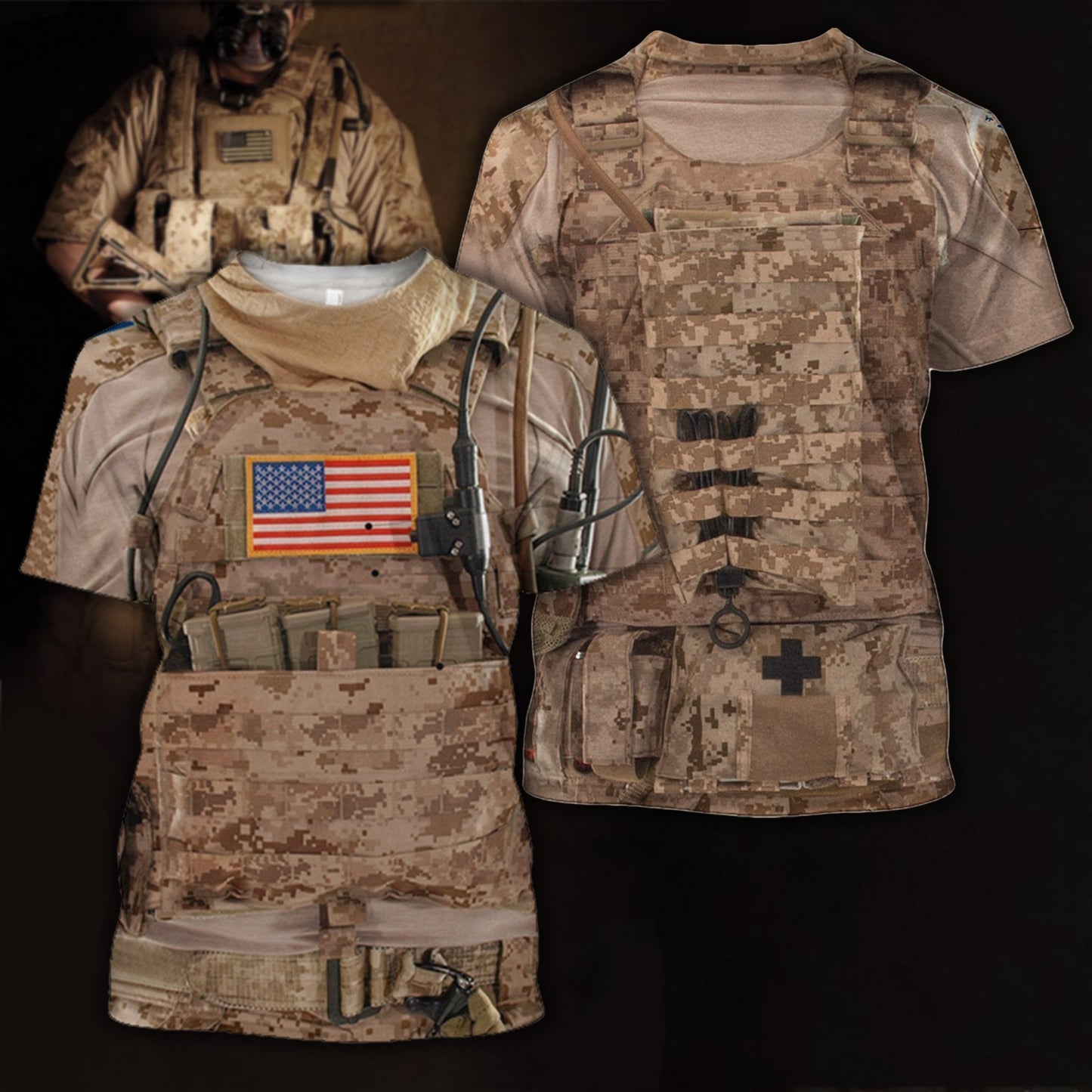 3D All Over Printed US Navy SEAL Uniform - Amaze Style™-Apparel