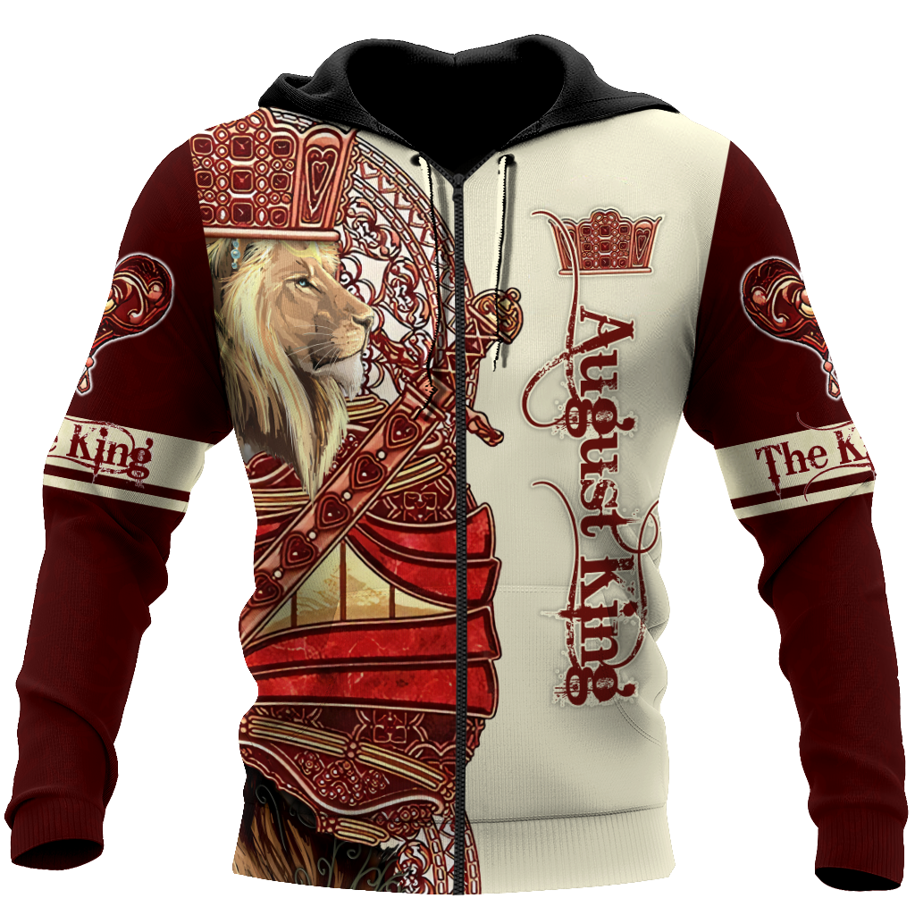 August King Lion Royal  3D All Over Printed Unisex Shirts