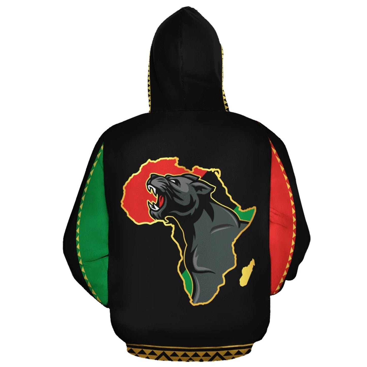 African Zip-Up Hoodie - Panther Africa 11 - Amaze Style™-ALL OVER PRINT ZIP HOODIES (A)