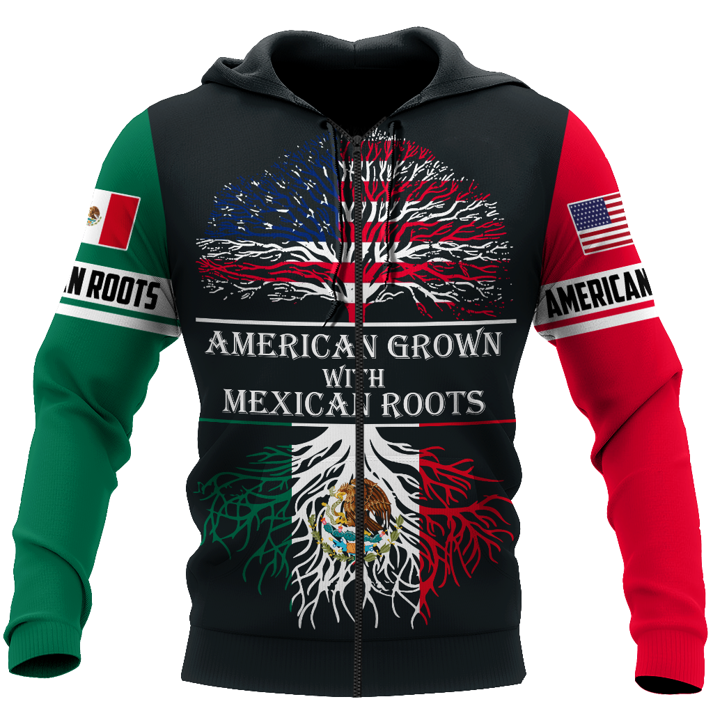 American Grown With Mexican Roots 3D All Over Printed Shirts For Men and Women QB06112003