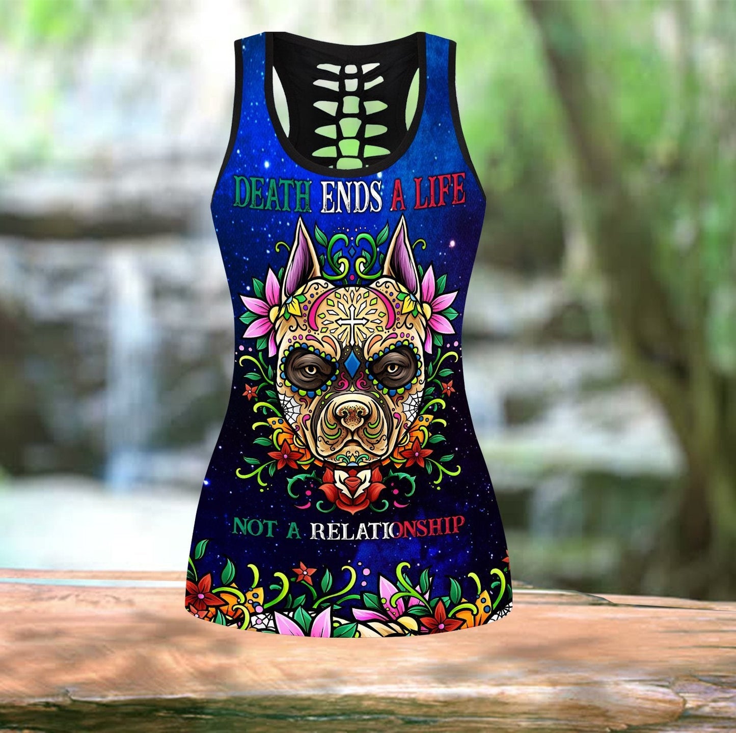 Mexican Sugar Skull Pitbull Combo Outfit DQB08122002