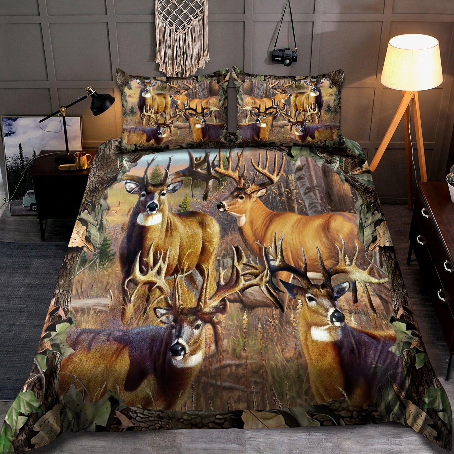 Awesome Deer Bedding Set HHT2008202-LAM
