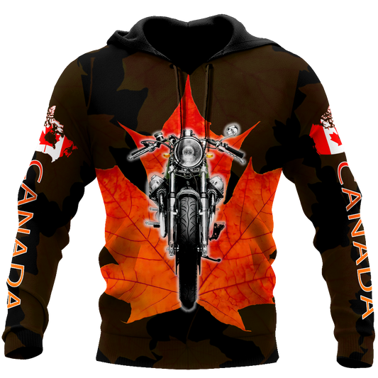 Canada Motorcycle 3D Hoodie HHT29072001-LAM-Apparel-LAM-Zipped Hoodie-S-Vibe Cosy™