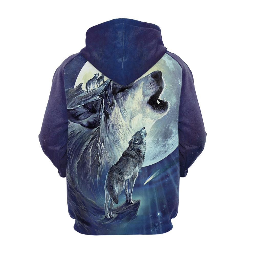 Wolf 3D All Over Printed Unisex Shirts