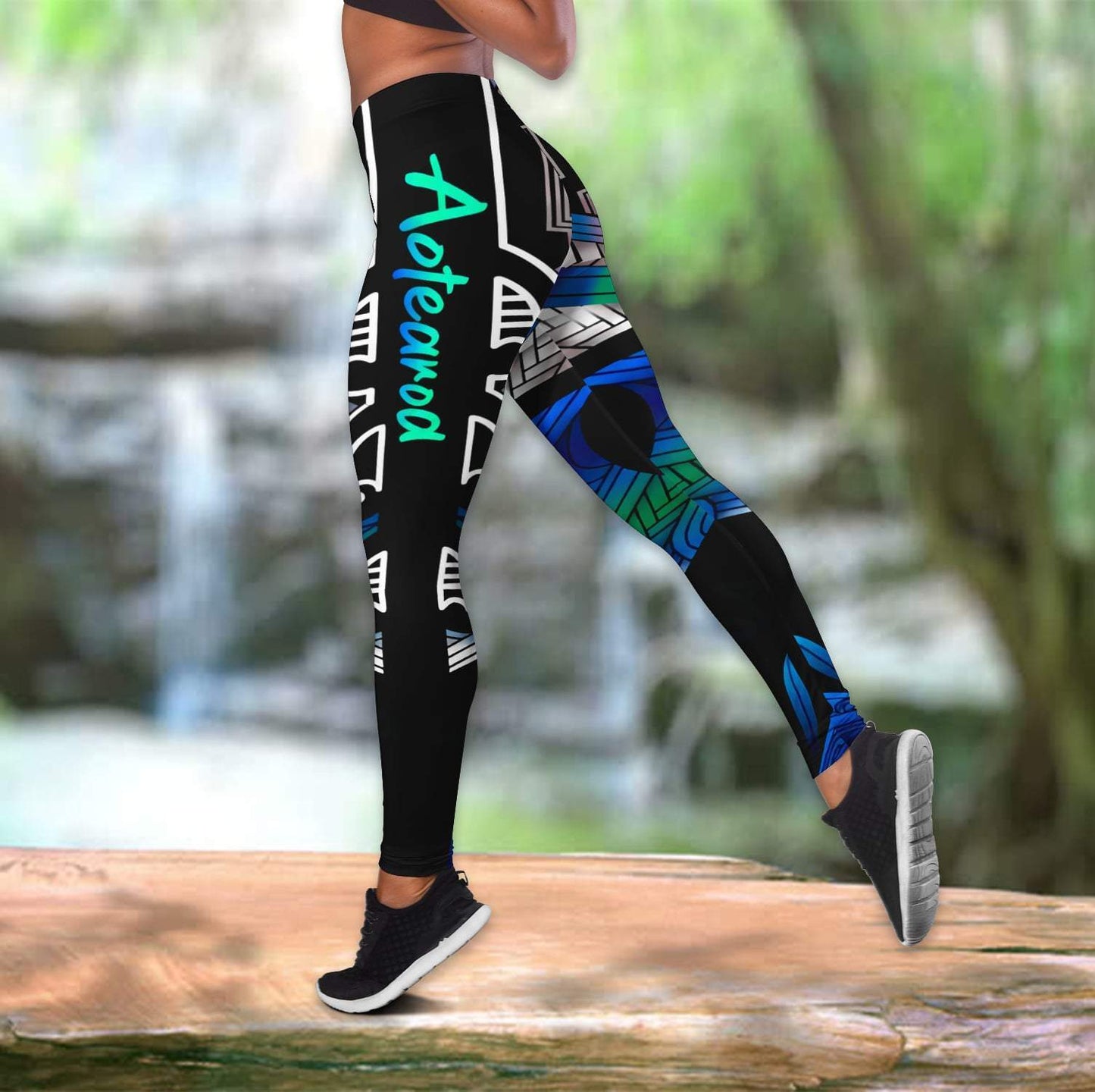 Aoteatoa New Zealand Maori tank top & leggings outfit for women