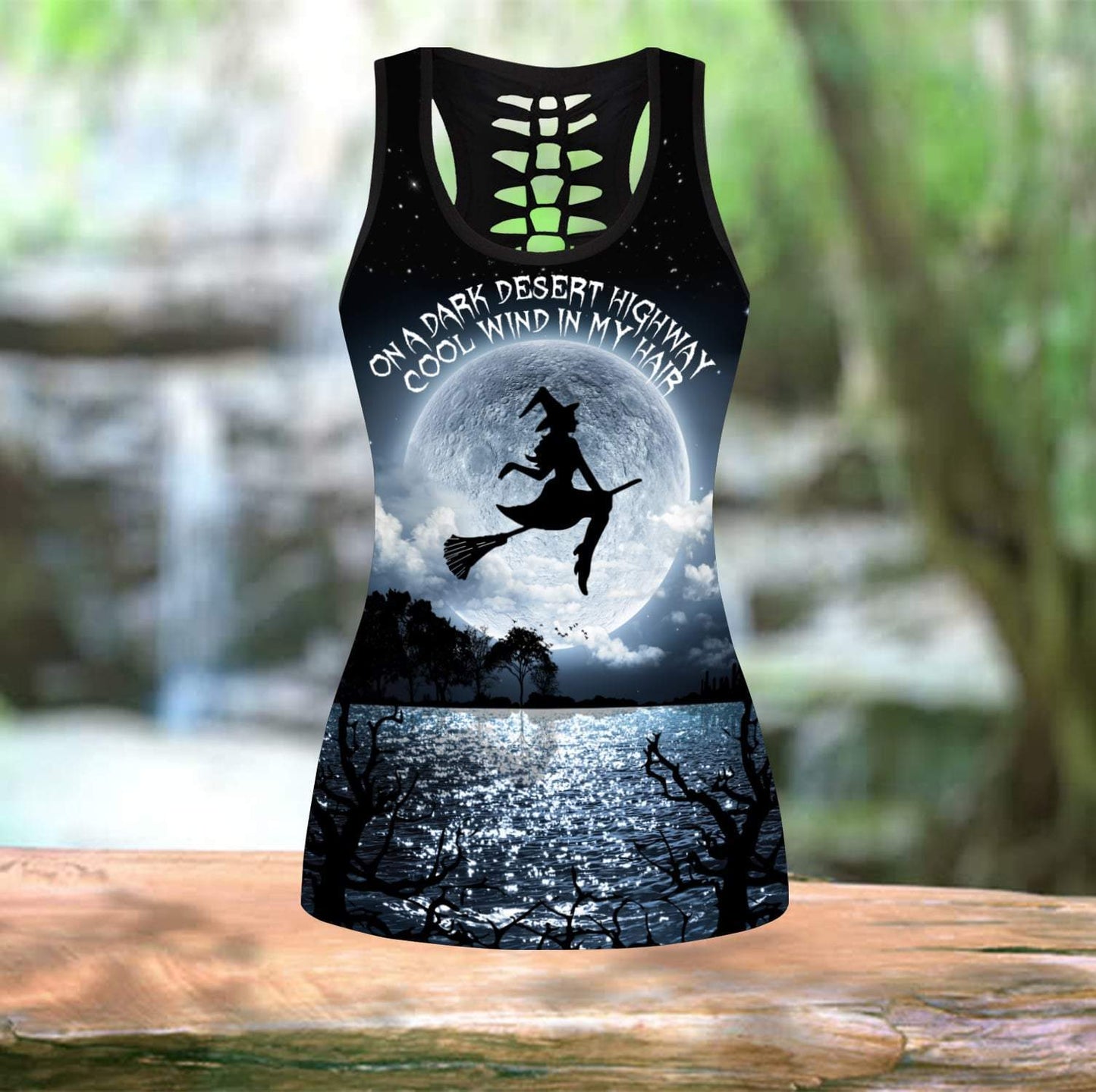 On A Dark Desert Highway Halloween Combo Tank + Legging DQB07282005