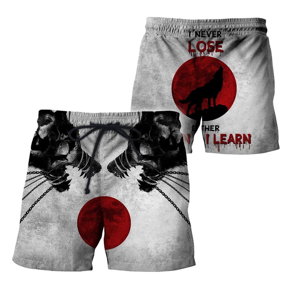 Wolf - I Never Lose 3D All Over Printed Unisex Shirts