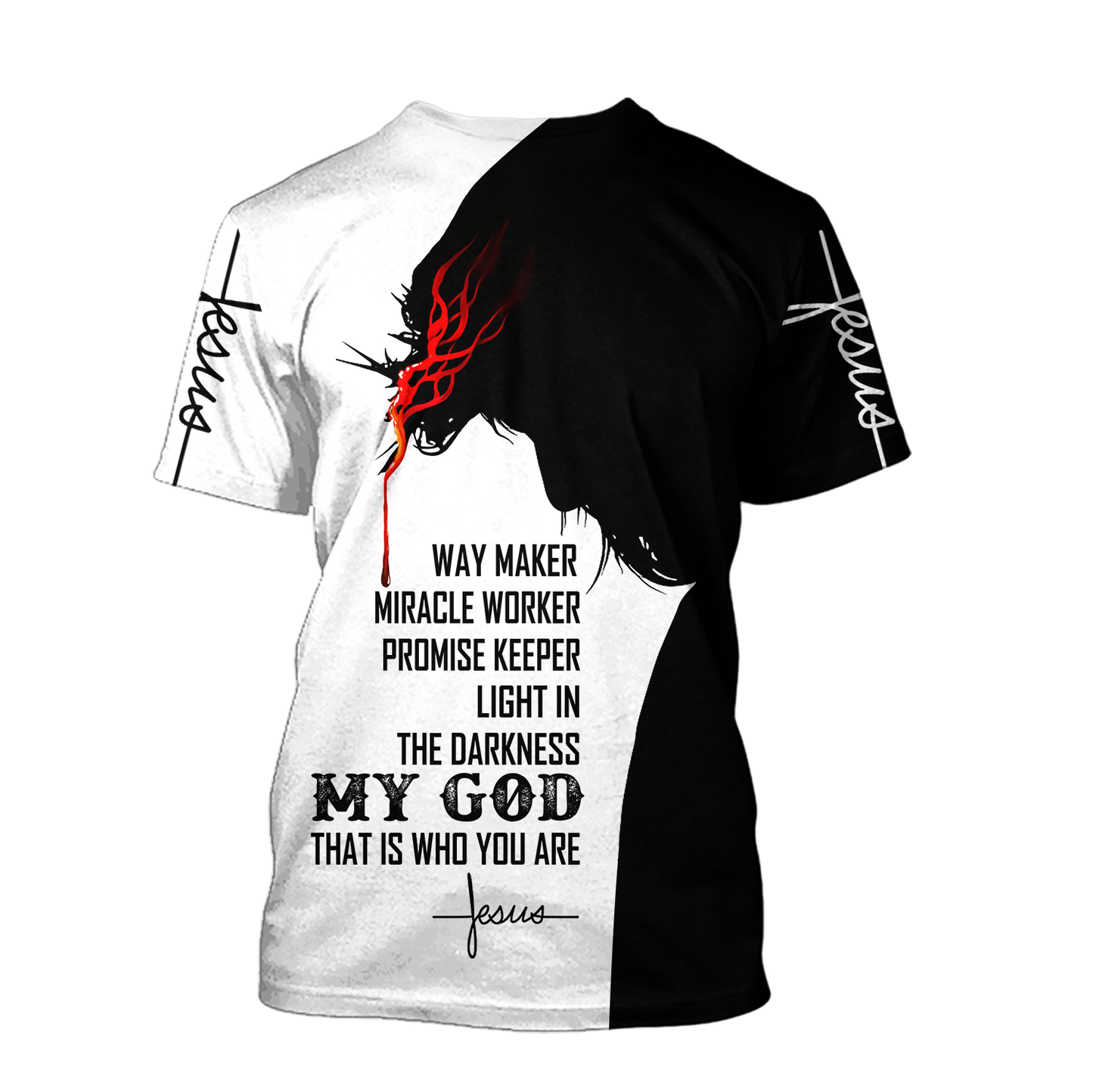 Way Maker Miracle Worker Promise Keeper Light In The Darkness - Amaze Style™-Apparel