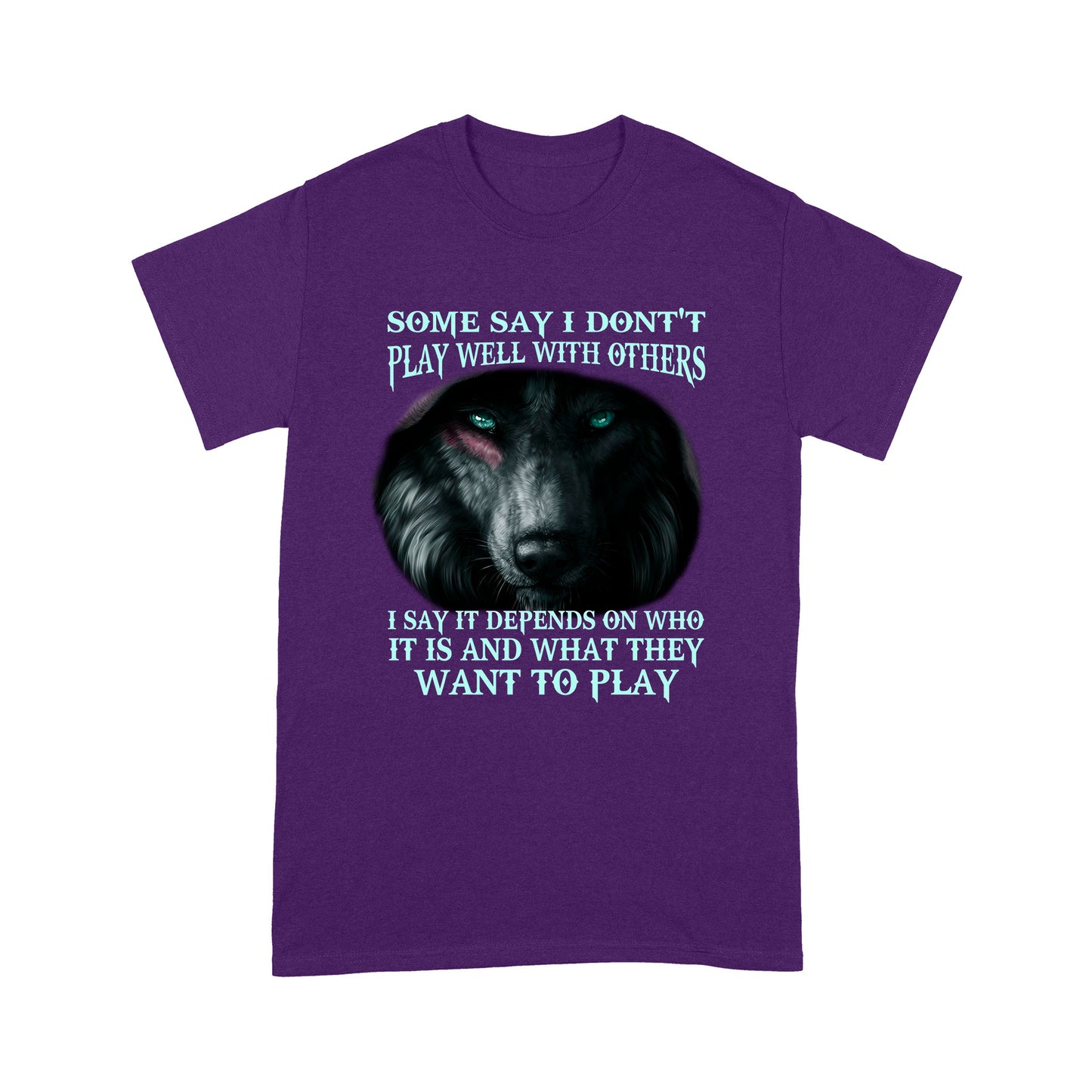 Wolf Want To Play Deluxe T-shirt ML