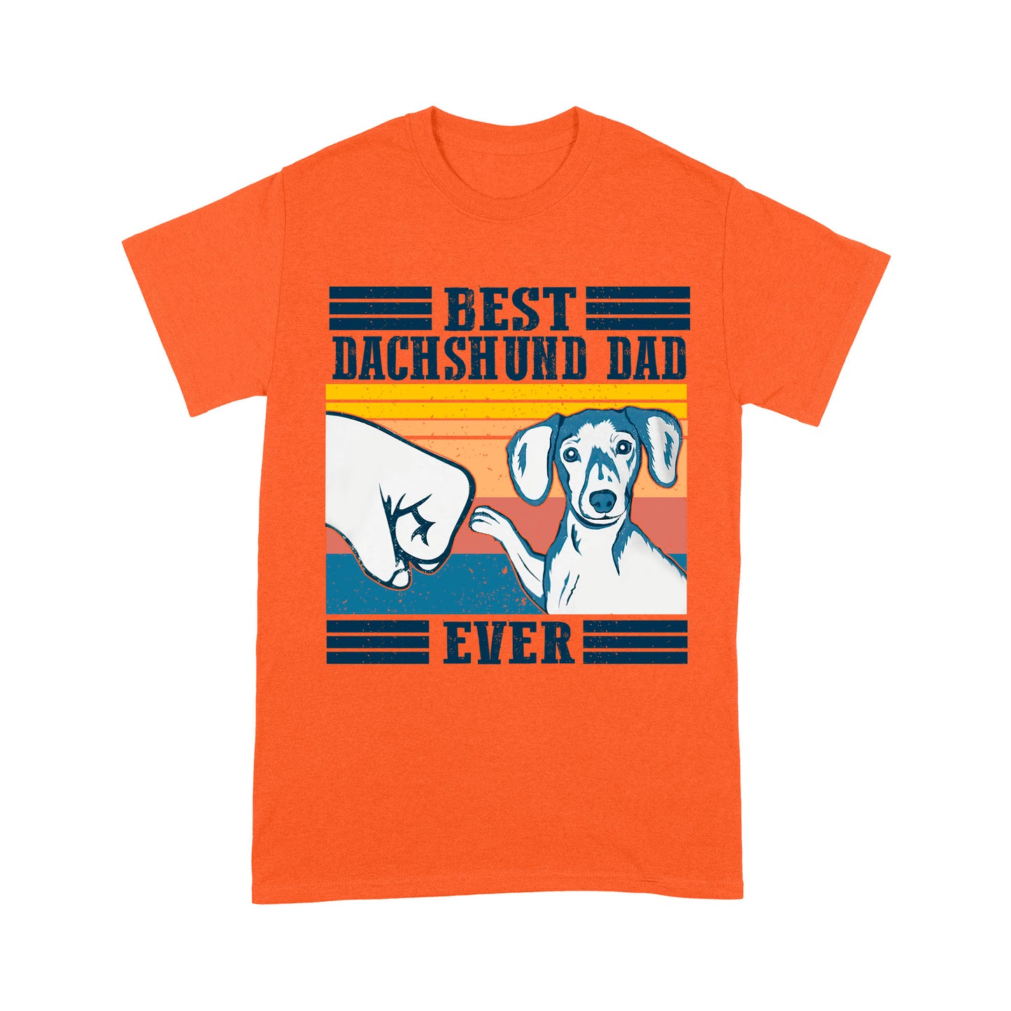 Best Dachshund Dad T shirt DL