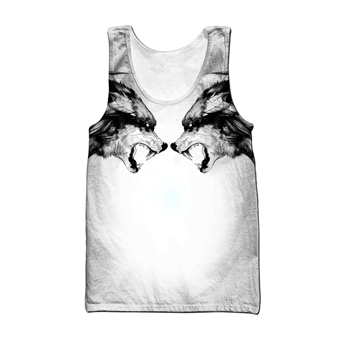 Wolf Tattoo 3D All Over Printed Unisex Shirts