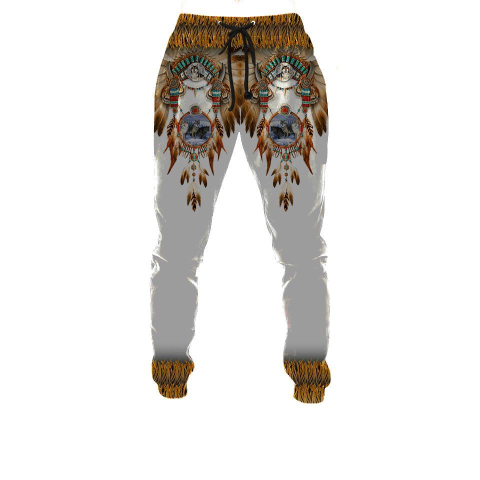 Wolf Native American 3D All Over Printed Unisex Shirts