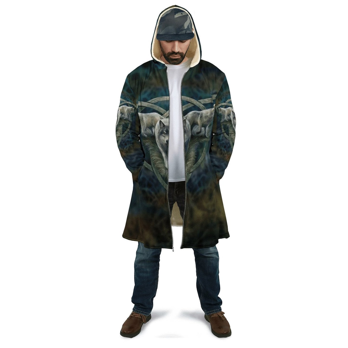 Wolf Native American 3D All Over Printed Unisex Shirts