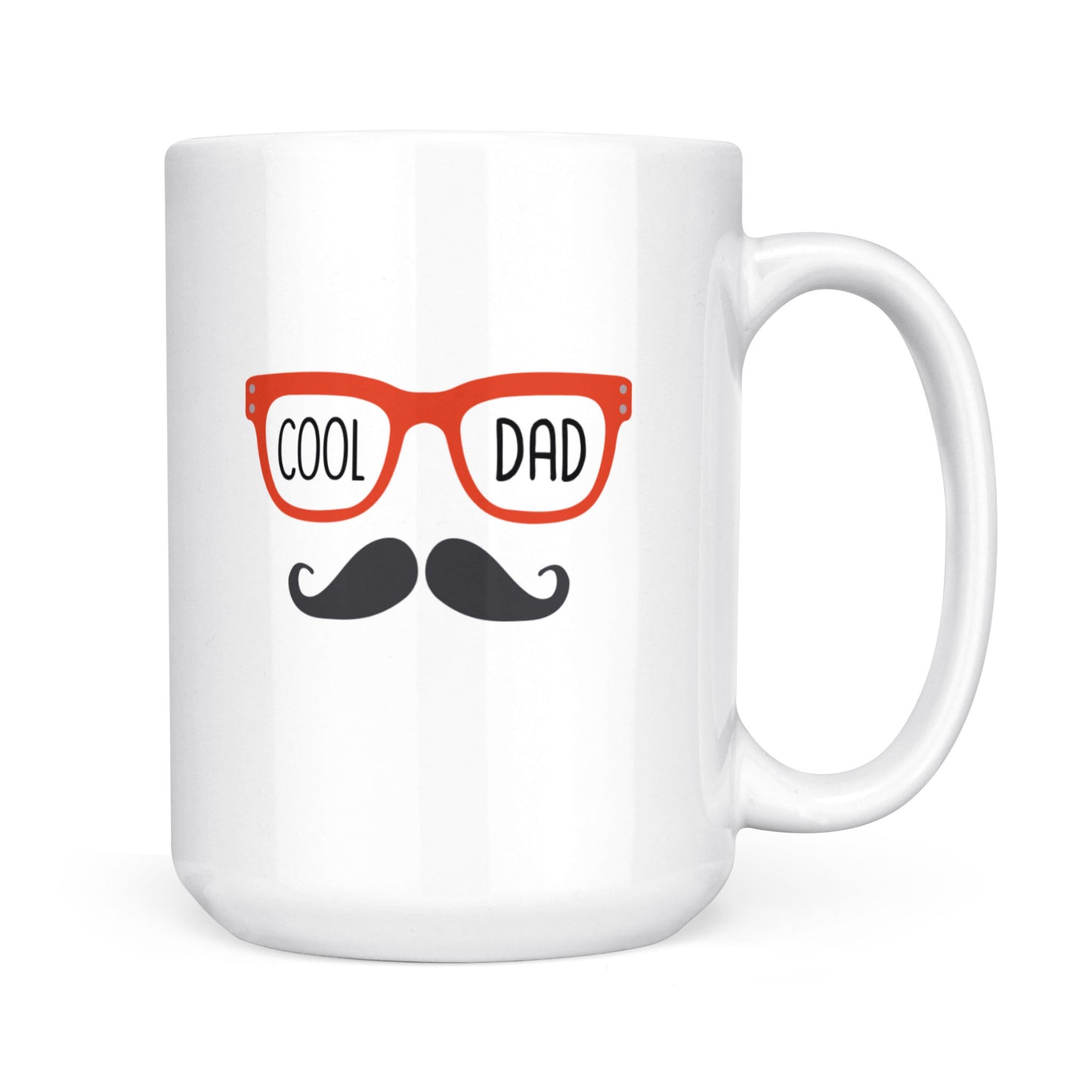 Best Gift For Dad White Mug Super Cool Papa
