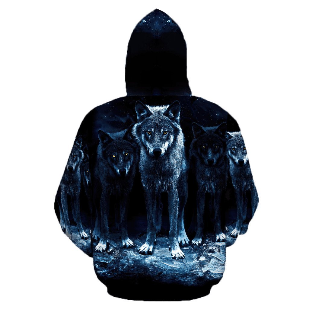 Wolf 3D All Over Printed Unisex Shirts