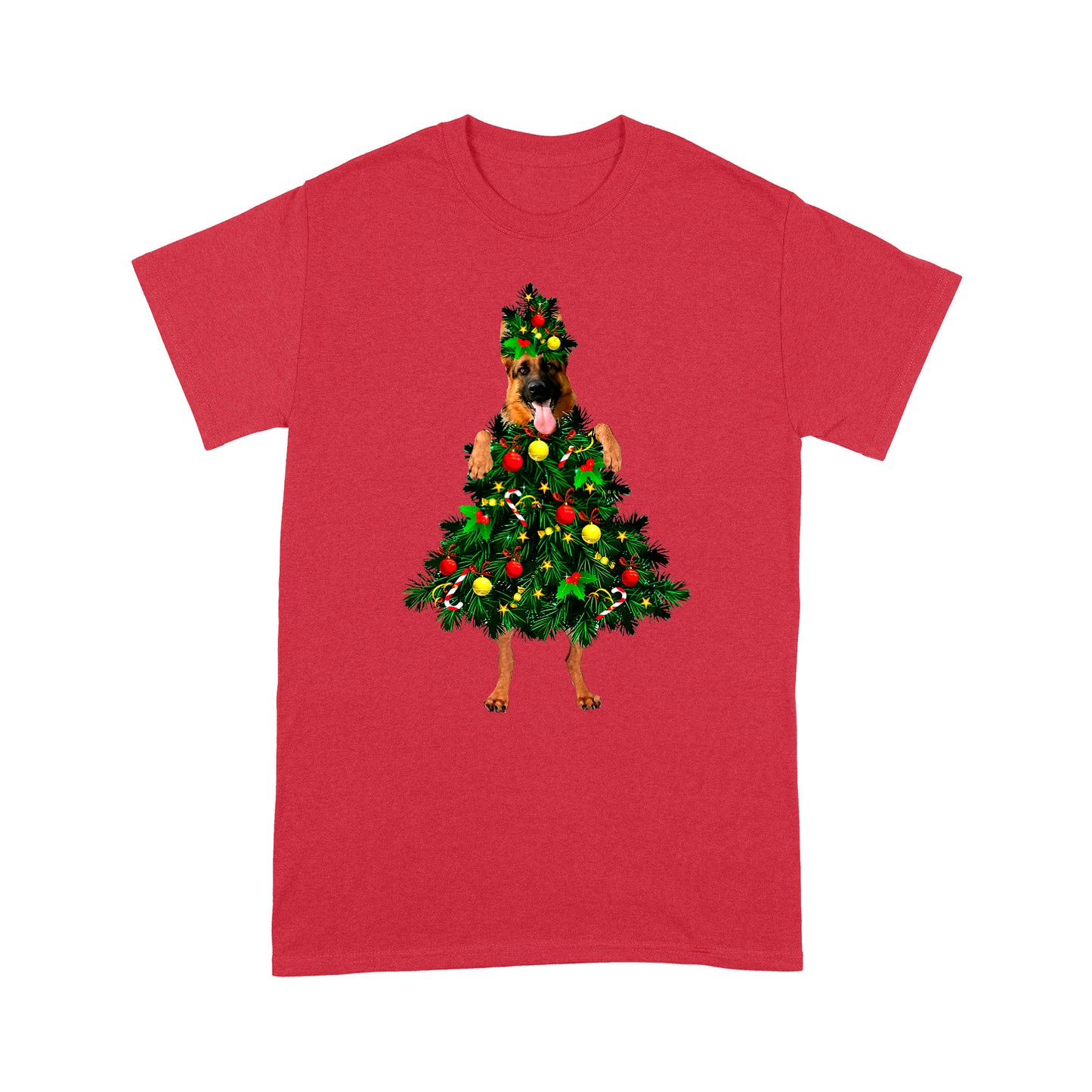 Dog Christmas Tree Standard T-shirt TN