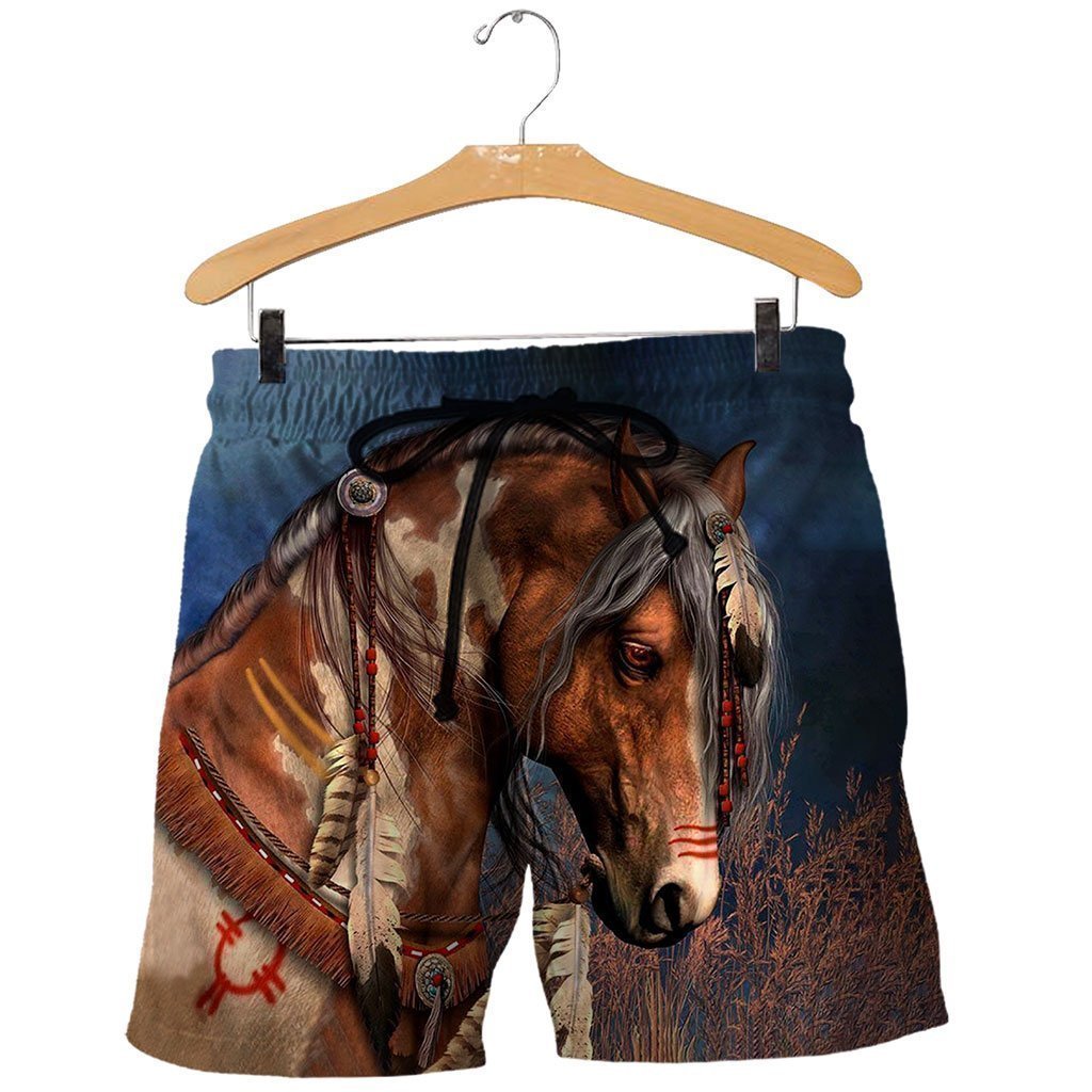 3D All Over Printed Horse Shirts and Shorts - Amaze Style™-Apparel