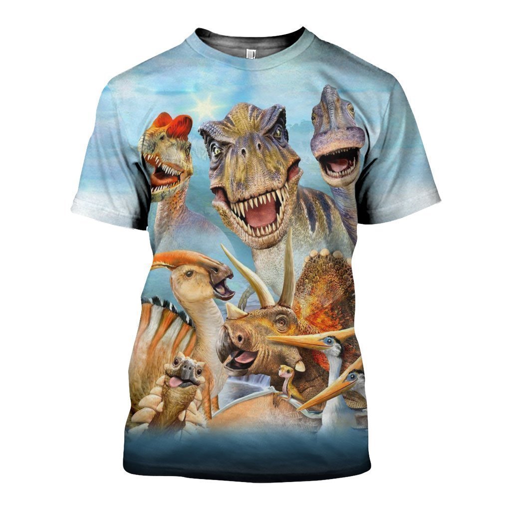 3D All Over Printed Dinosaurs Shirts and Shorts - Amaze Style™-3D All Over Printed Clothes