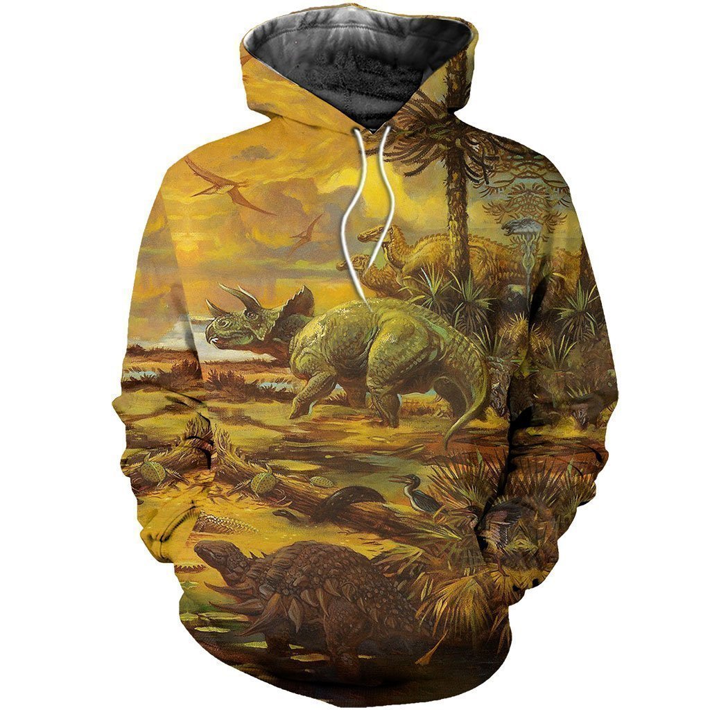 3D All Over Printed Love Dinosaurs Shirts and Shorts - Amaze Style™-3D All Over Printed Clothes