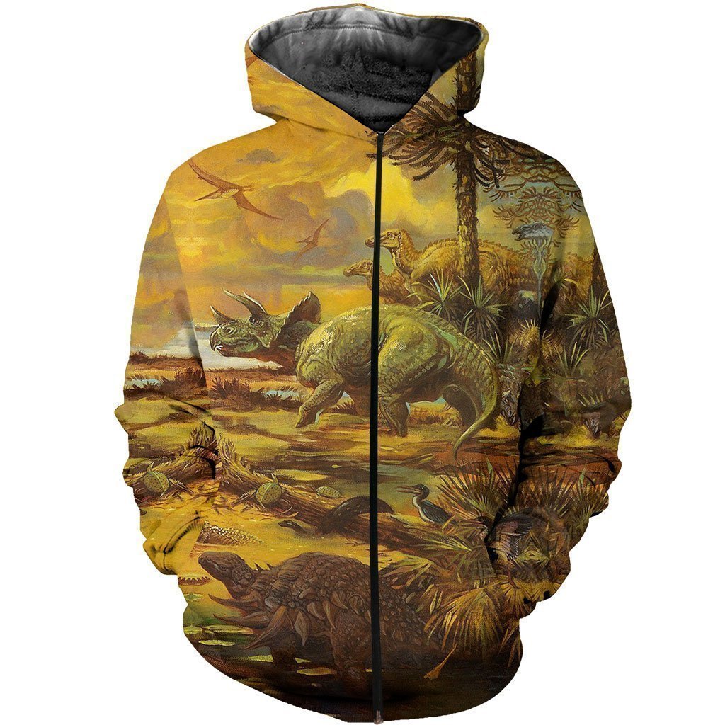 3D All Over Printed Love Dinosaurs Shirts and Shorts - Amaze Style™-3D All Over Printed Clothes