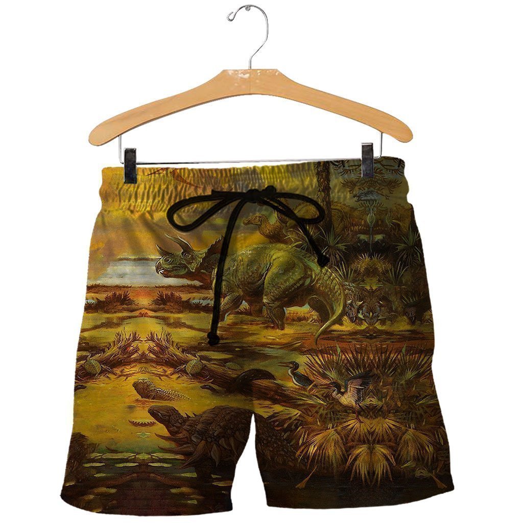 3D All Over Printed Love Dinosaurs Shirts and Shorts - Amaze Style™-3D All Over Printed Clothes