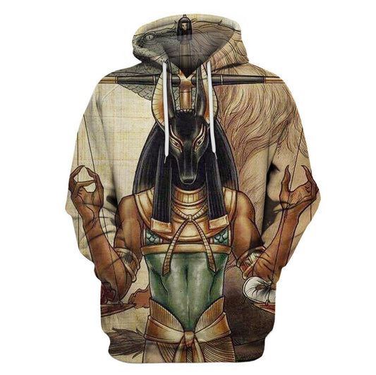 3D AOP Anubis and Ammit shirt-Apparel-6teenth World-hoodie-S-Vibe Cosy™